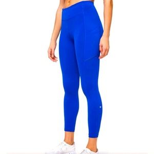 EUC LULULEMON ATHLETICA SPEED UP ROYAL BLUE 25” LEGGINGS